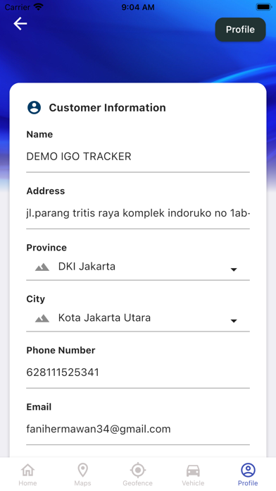iGO Tracker poster