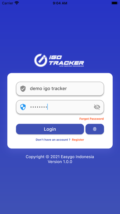 iGO Tracker poster