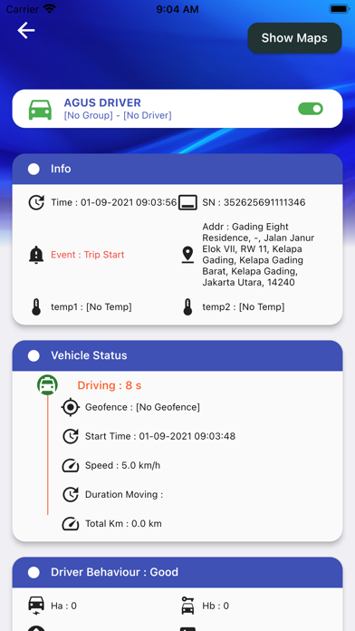 iGO Tracker poster