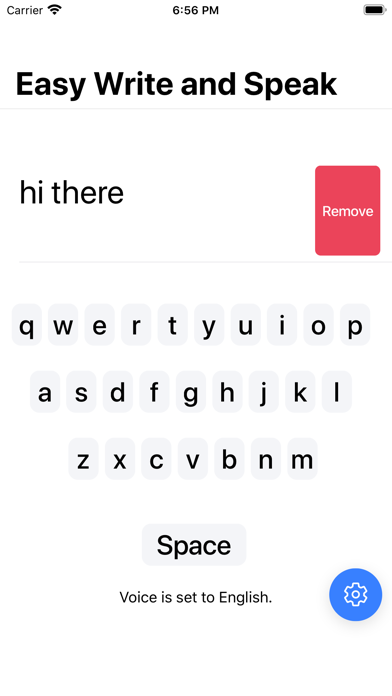 Easy Write and Speak 海報