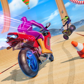 Crazy Bike Stunt Racing Games