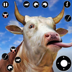 Scary Evil Cow Simulator Games