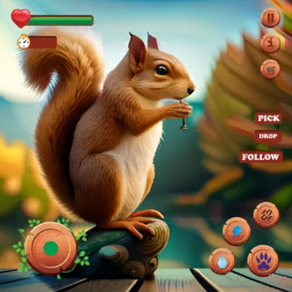 Flying Squirrel Animal Game 3D
