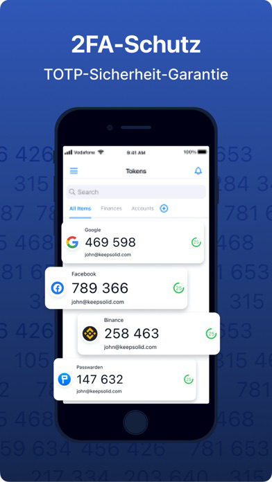 Authenticator 2FA by KeepSolid Plakat