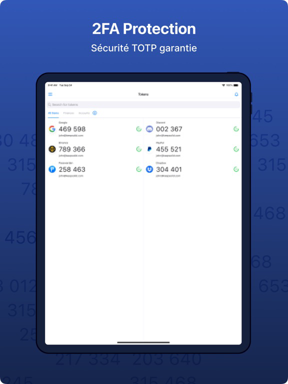 Authenticator 2FA by KeepSolid Affiche