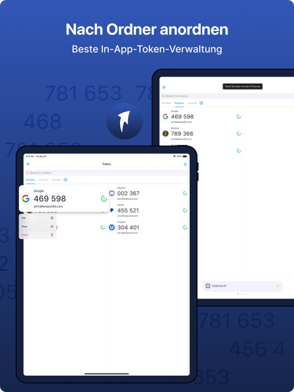 Authenticator 2FA by KeepSolid Plakat