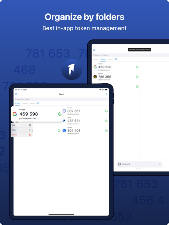 Authenticator 2FA by KeepSolid poster