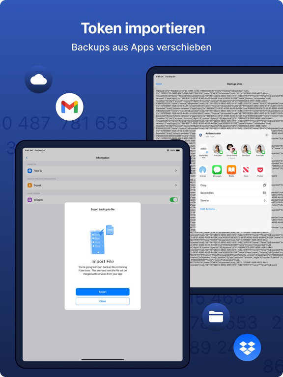 Authenticator 2FA by KeepSolid Plakat