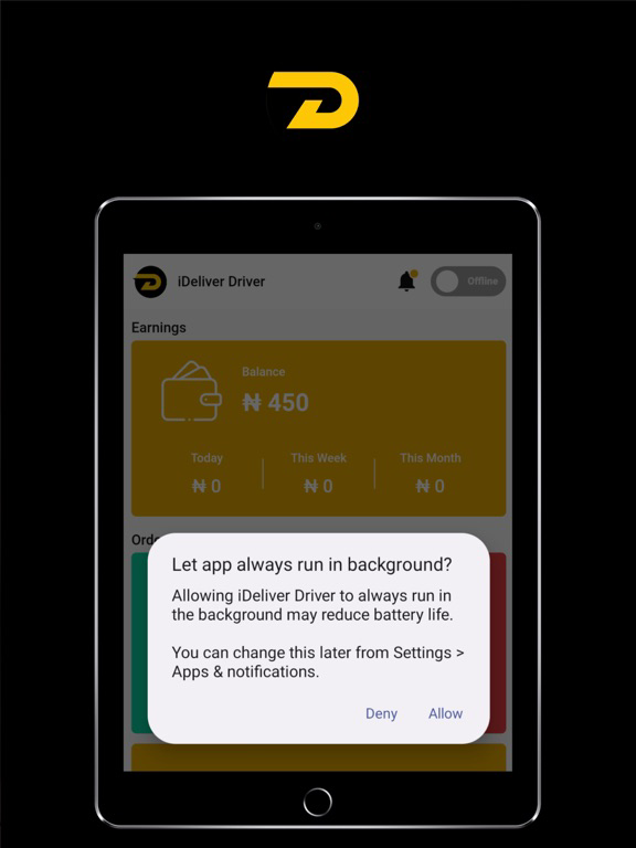 iDeliver Driver poster