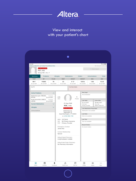 TouchWorks® Mobile poster