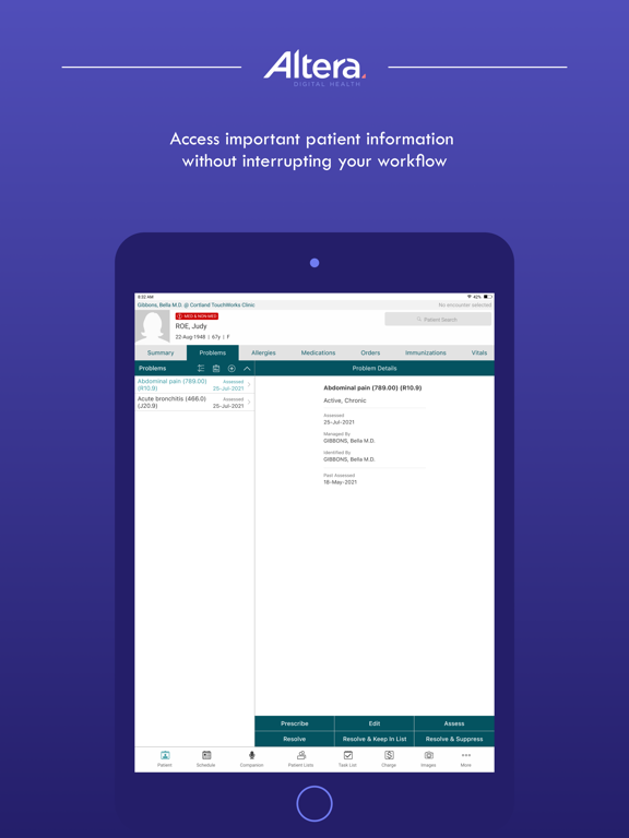 TouchWorks® Mobile poster