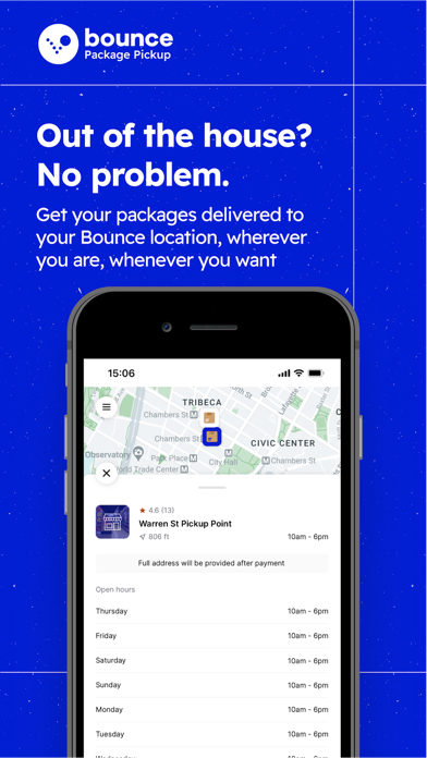 Bounce Package Pickup Plakat
