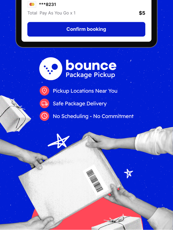 Bounce Package Pickup Plakat