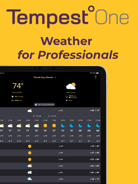 TempestOne Weather poster