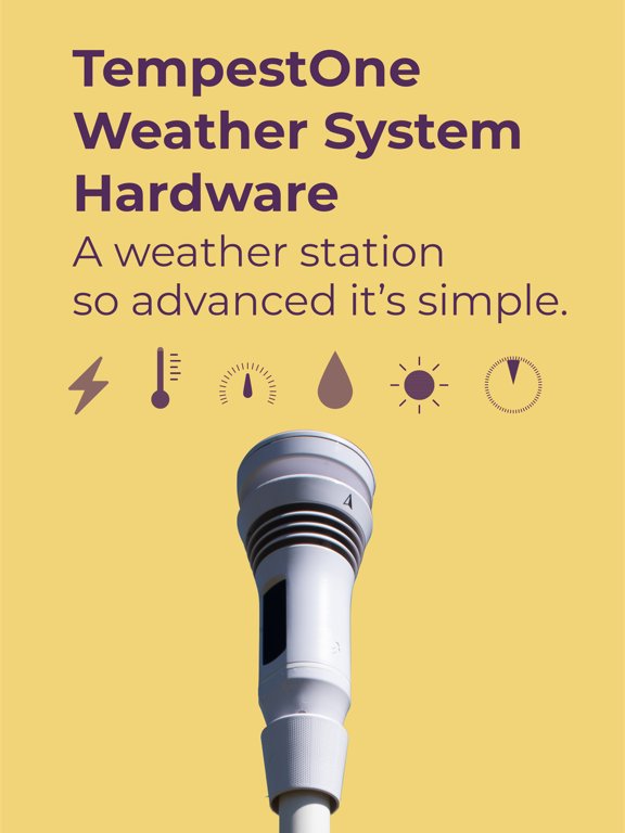 TempestOne Weather poster