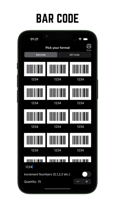 Barcode and QR Code Maker الملصق