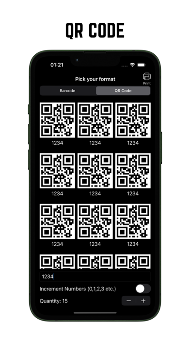 Barcode and QR Code Maker الملصق