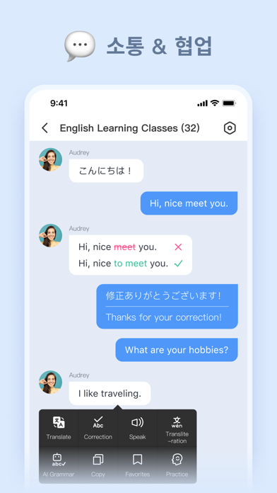 LanguageClass: 온라인 수업 포스터