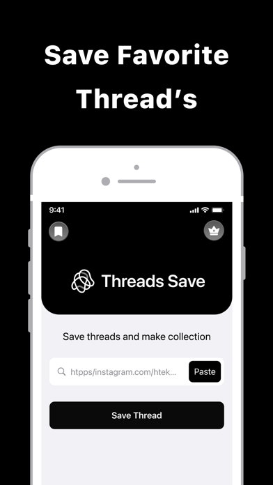 Save Thread Create collection Plakat