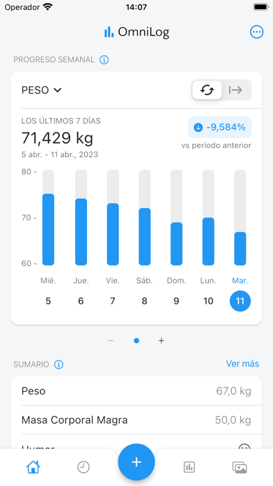OmniLog: Mi diario de peso الملصق