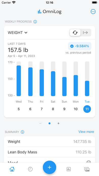 OmniLog: Weight Tracker poster