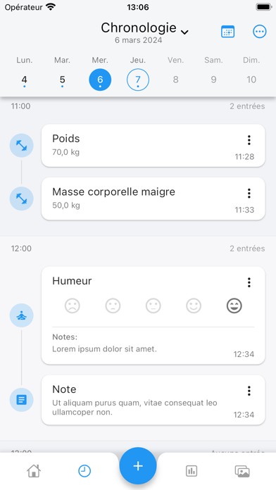 OmniLog : suivi du poids Affiche