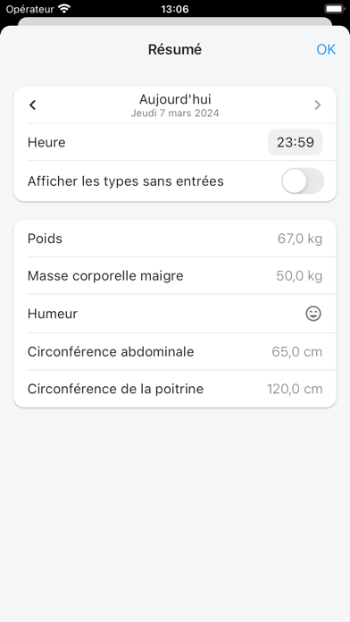 OmniLog : suivi du poids Affiche
