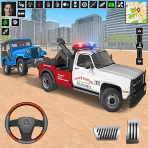 Open World Tow Truck Games 3D