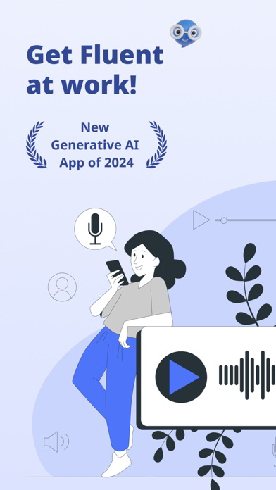 Fluenti - AI English Speaking poster