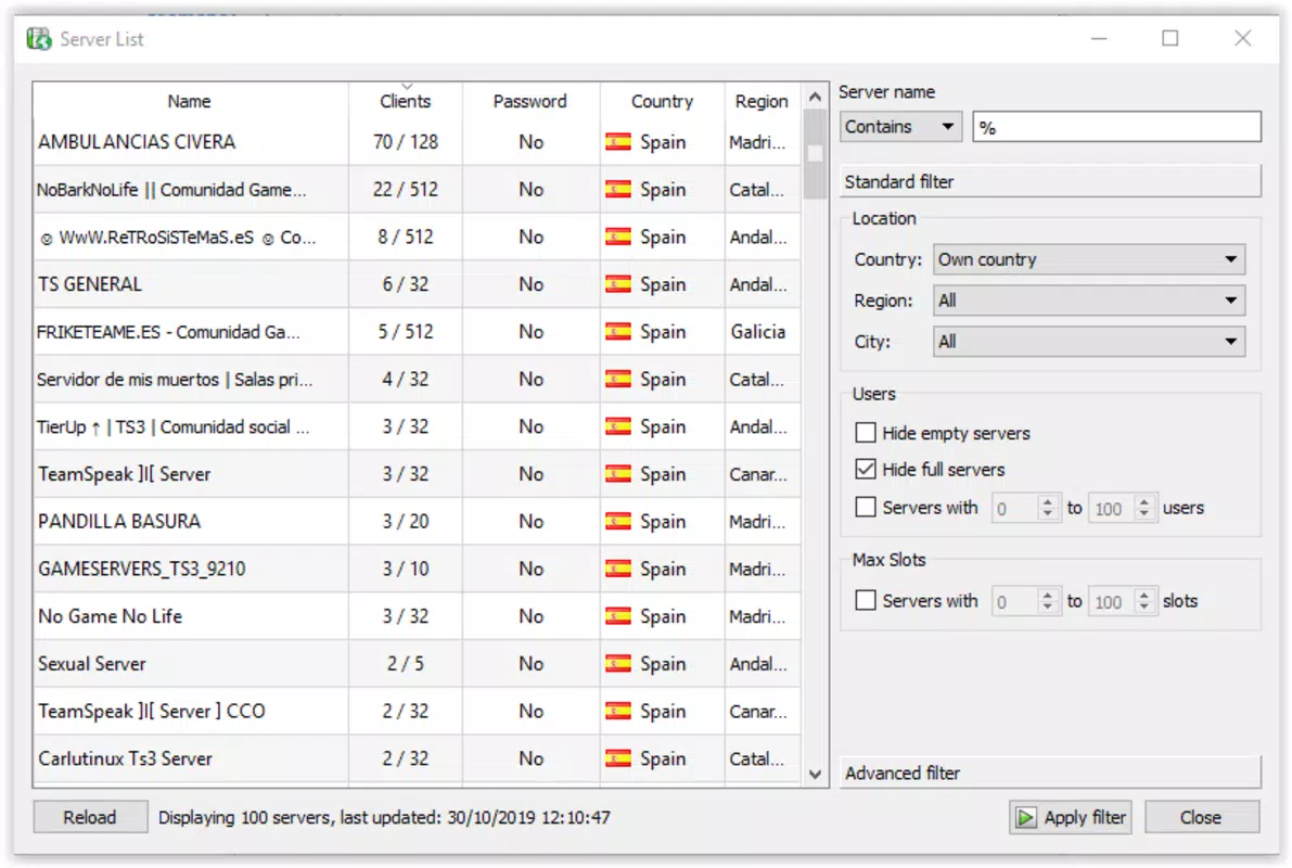 TeamSpeak Cliente