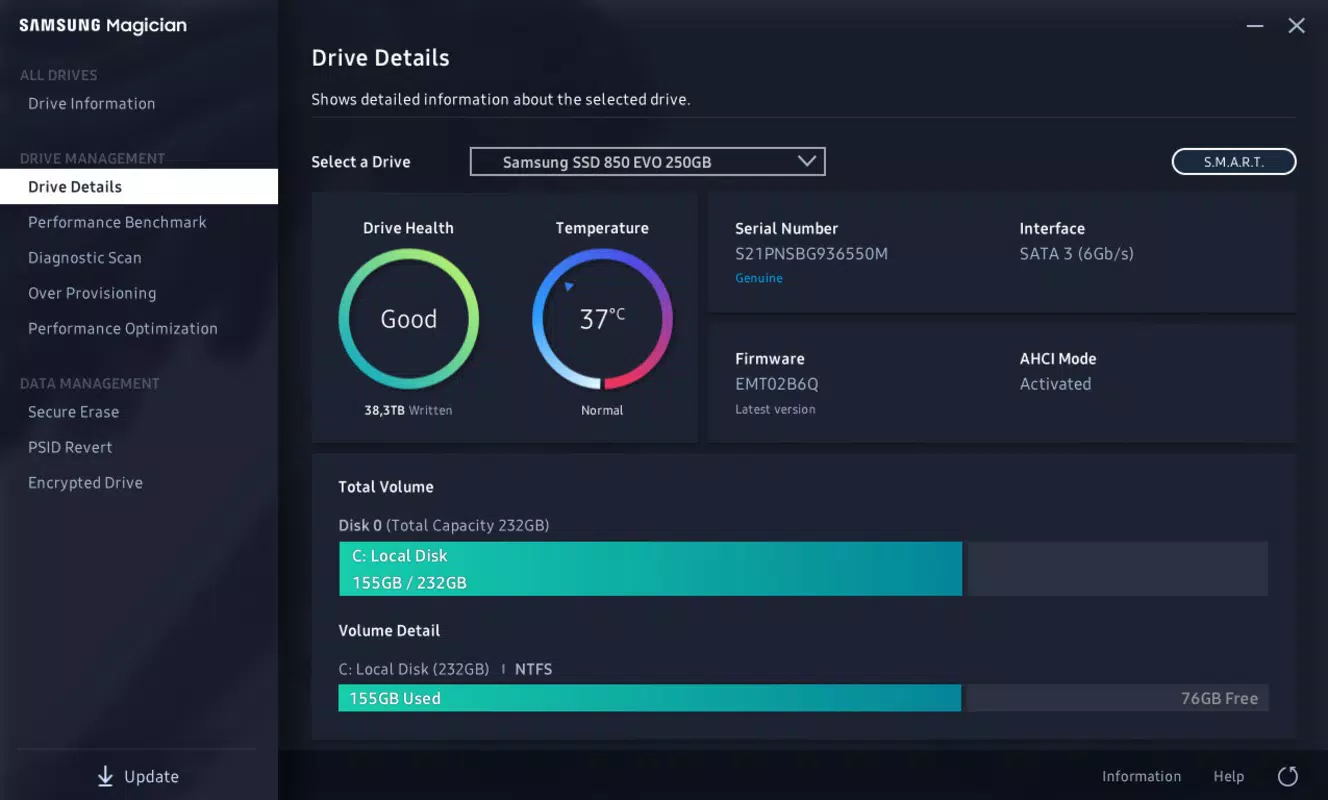 Samsung SSD Magician