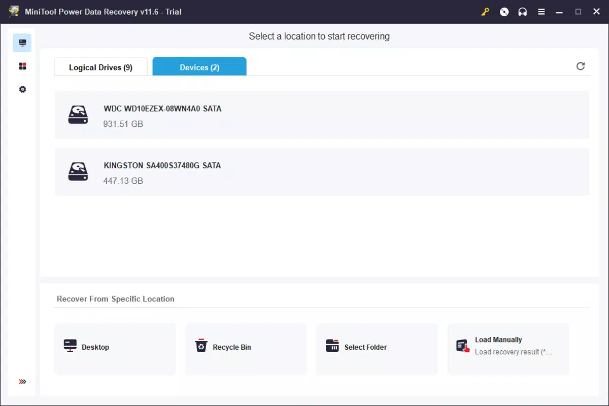 MiniTool Power Data Recovery