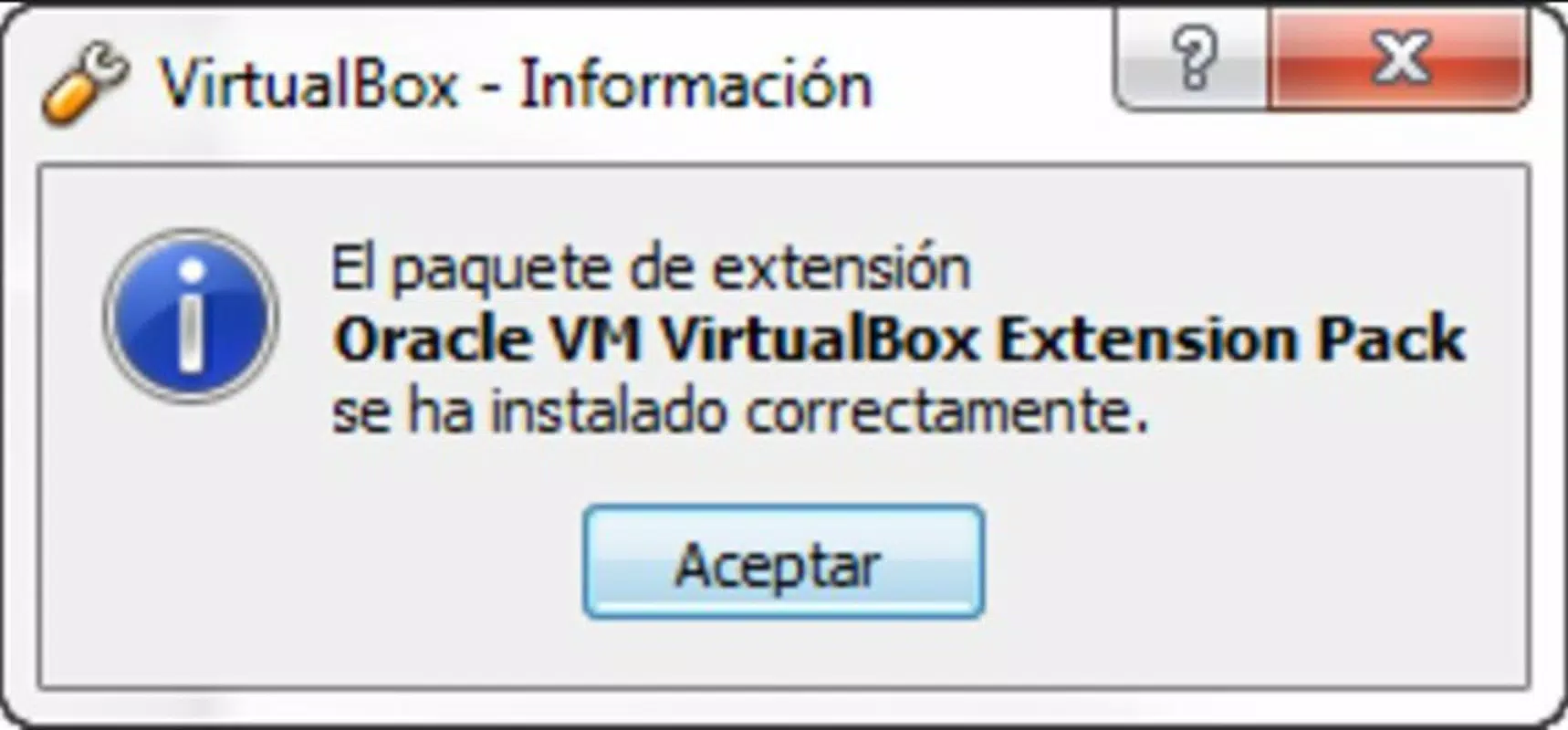VirtualBox Extension Pack