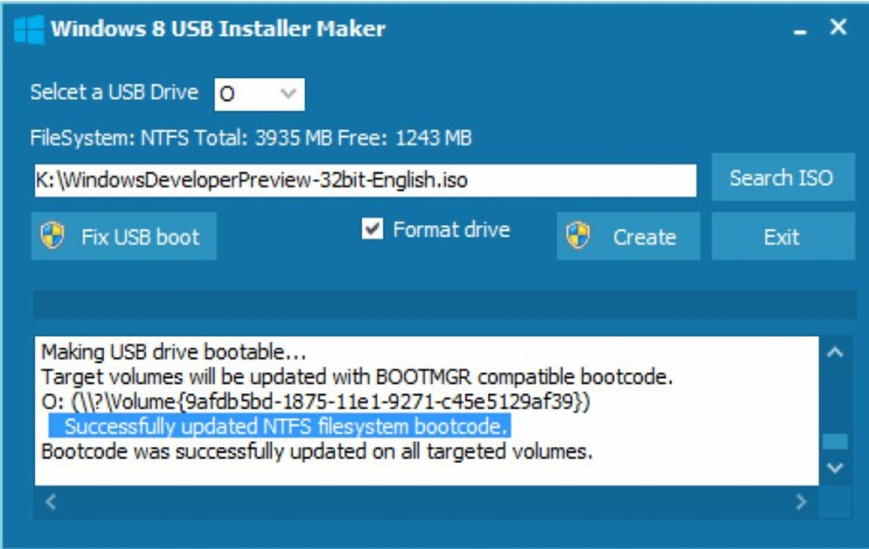 Windows 8 USB Installer Maker for PC Windows 1.0 Download