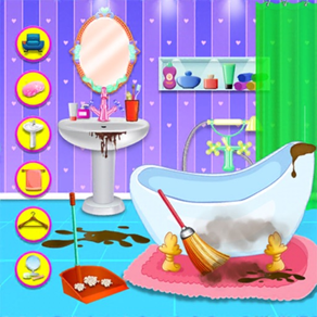 Doll House Cleanup Design Game