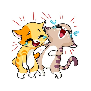 Love Cat Emoji Funny Stickers