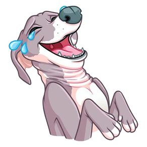 Love Dog Emoji Funny Stickers