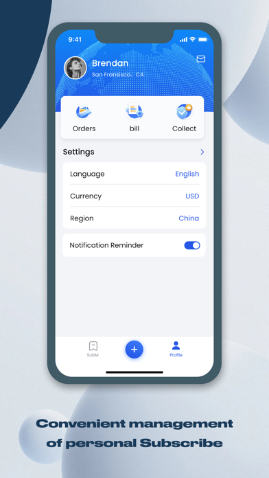 SubFG- Subscription Management Plakat