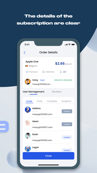 SubFG- Subscription Management Plakat