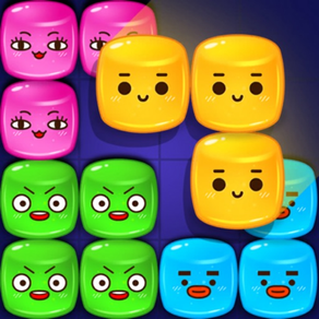Jelly Block Puzzle: Funny Face