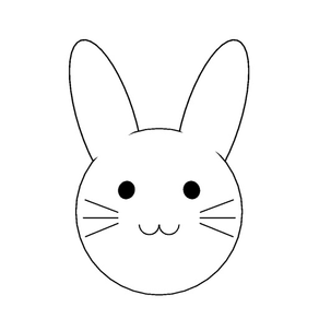 rabbit ball sticker