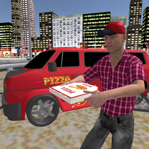 披薩送貨男孩城市大道