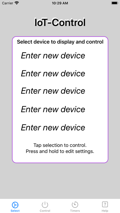IoT-Control Plakat