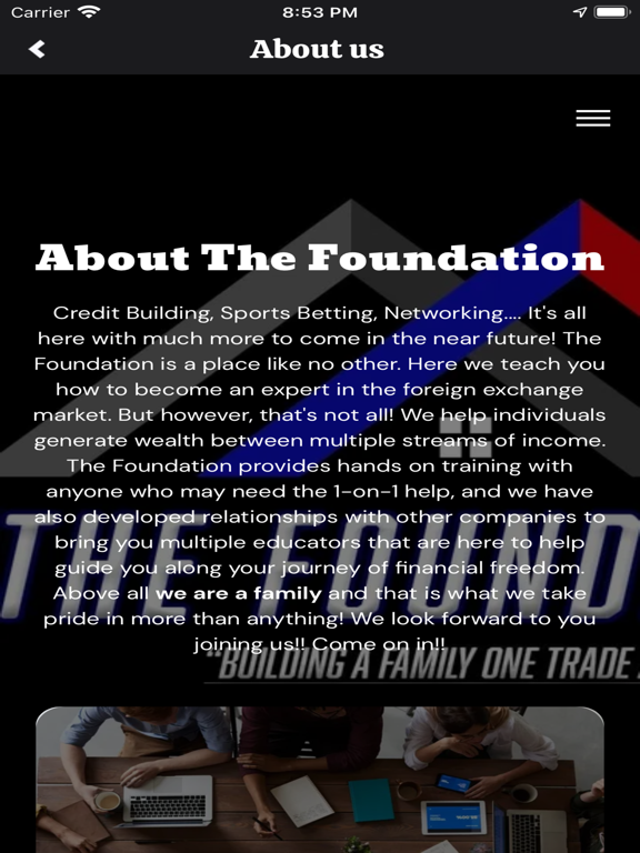 FOUNDATION. poster