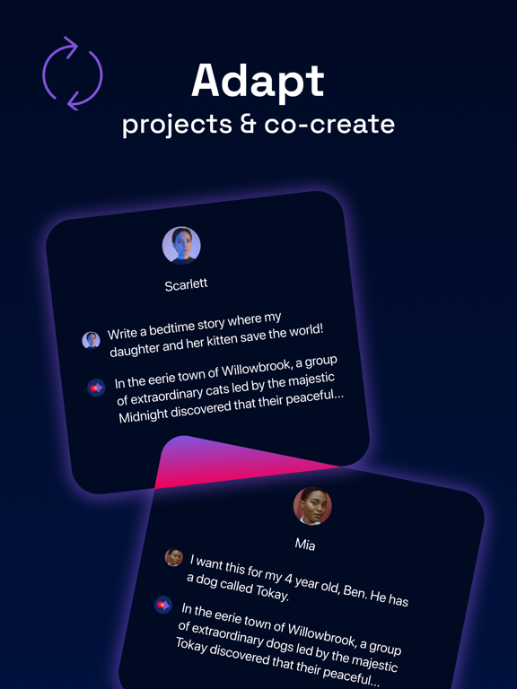 Create with AI poster