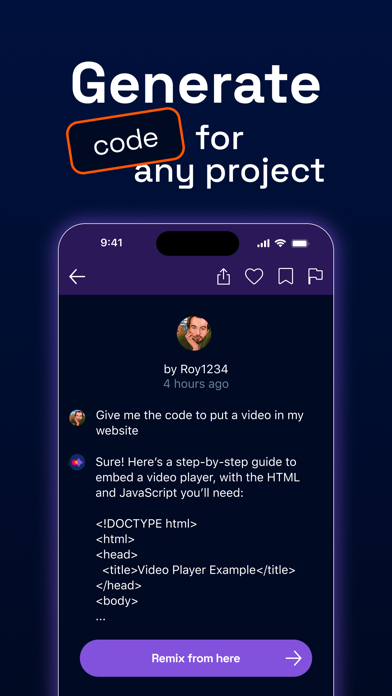 Create with AI poster