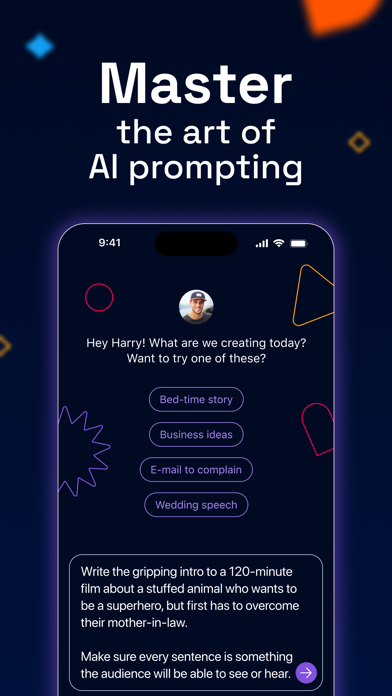 Create with AI poster