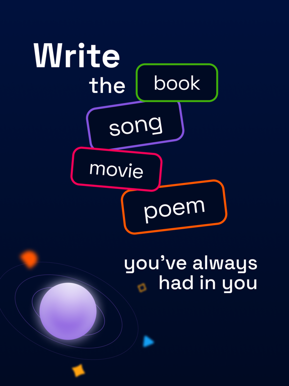 Create with AI poster