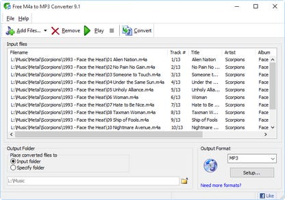 Free M4a to MP3 Converter for PC Windows 9.7 Download