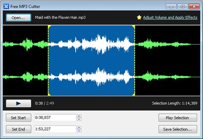 Free MP3 Cutter for PC Windows 2.1 Download